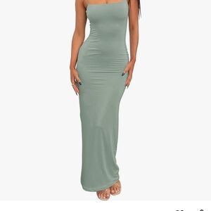 Elegant Green Maxi Dress